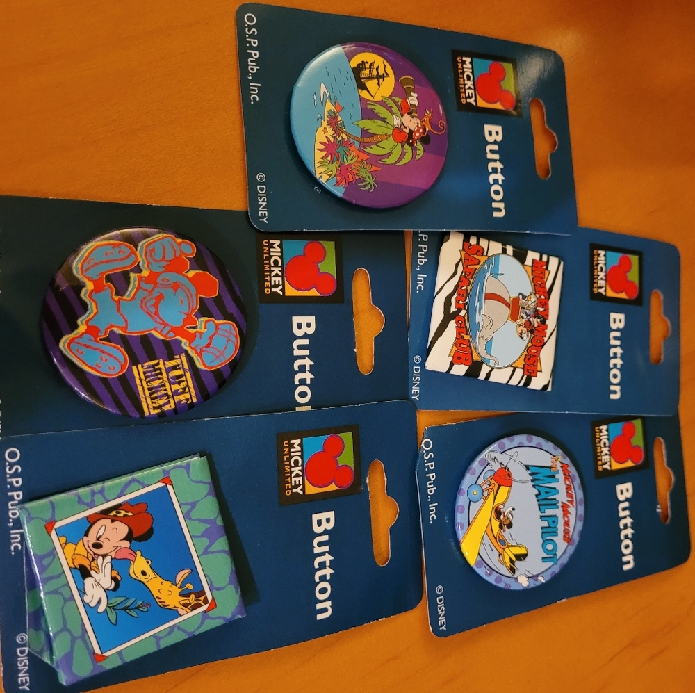 Vintage Disney Buttons